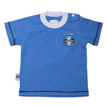 Camiseta Grêmio Bebê Azul Oficial