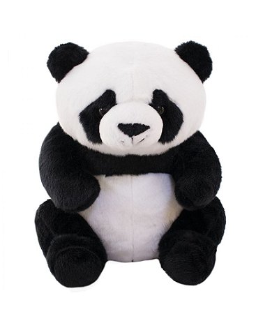 Ursinho Panda Pelúcia Sentado 20cm
