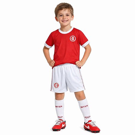 Conjunto Infantil Internacional Uniforme Artilheiro Oficial