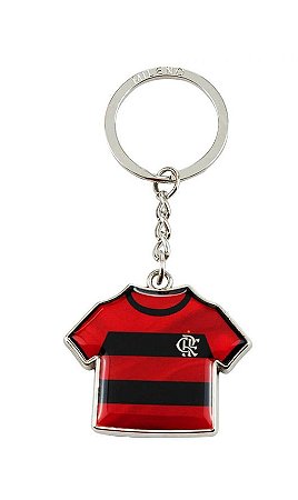 Chaveiro de Metal Camisa Flamengo Oficial