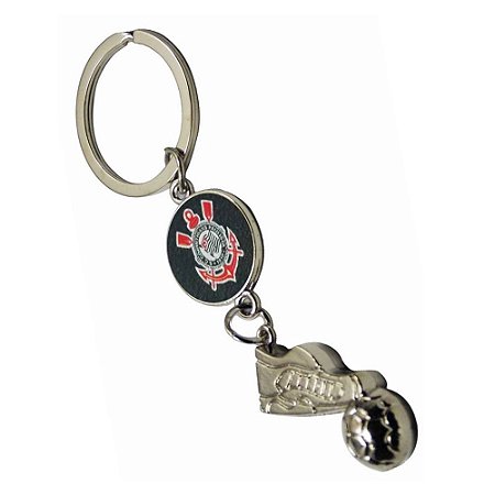 Chaveiro Corinthians Chuteira e Bola Oficial