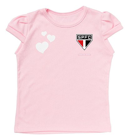 Camisa sao paulo sales infantil feminina