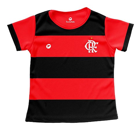 Camisa Infantil Flamengo Baby Look Listrada Oficial