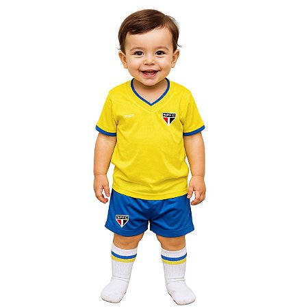 Uniforme Infantil Dry São Paulo Brasil Oficial