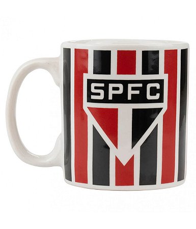 Caneca De Porcelana São Paulo 300ml Oficial