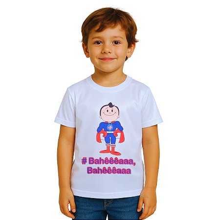 Camisa Infantil Bahia Com Estampa do Mascote Oficial