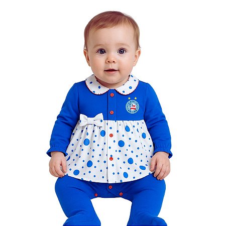 Macacão Bebê Bahia Longo com Saia Oficial