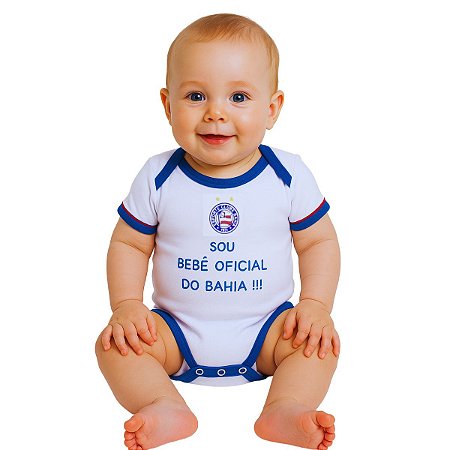 Body Bahia Com Frase "Bebê Oficial"