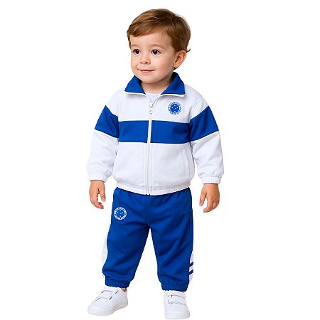 Conjunto Agasalho Infantil Cruzeiro Microfibra Oficial