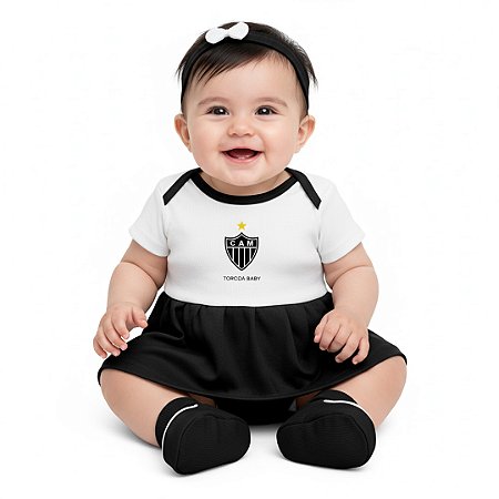 Kit Bebê Atlético MG 3 Peças Menina - Torcida Baby