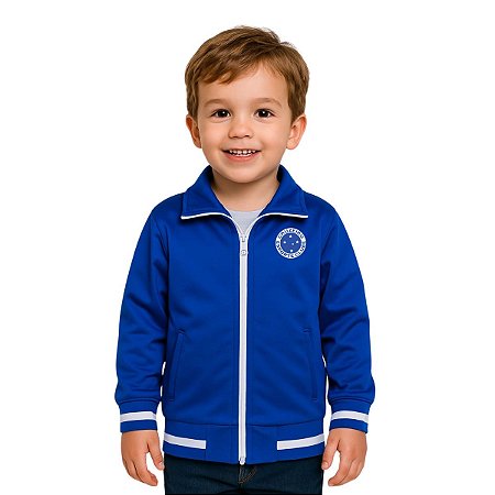 Jaqueta Infantil Cruzeiro Blusa De Frio Flanelada Oficial
