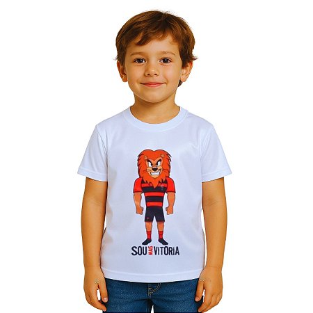 Camisa Infantil Vitória Estampa do Mascote Oficial