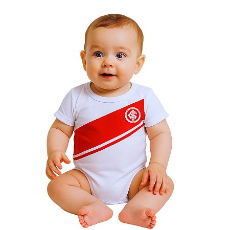 Body Bebê Internacional Jogo Faixa Vermelha Oficial