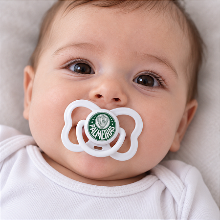 Chupeta Palmeiras Classic Bico Redondo S1 Kids Gol