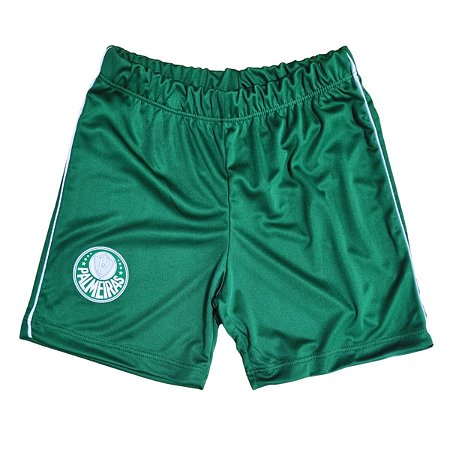 Shorts Palmeiras Infantil Juvenil Verde Oficial