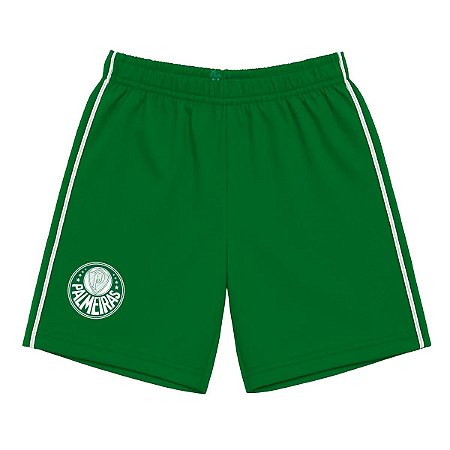 Shorts Palmeiras Verde Bebê Infantil Juvenil Oficial