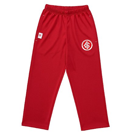 Calça Infantil Internacional Vermelha Oficial