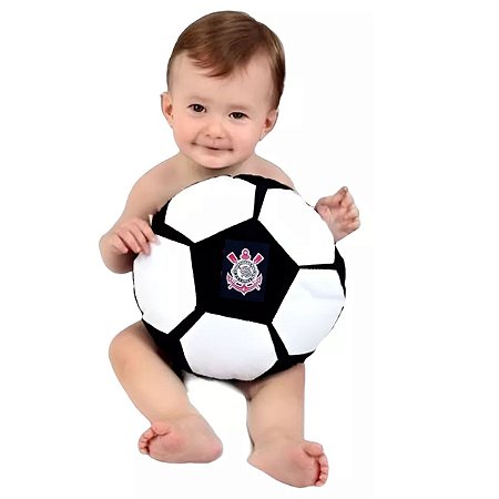 Almofada com Formato de Bola Corinthians Bebês Oficial