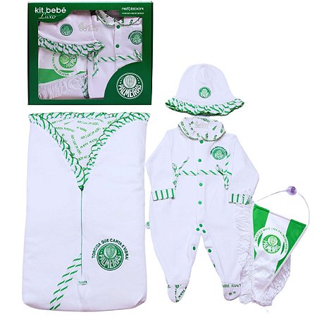 Kit Bebê Palmeiras Saída de Materndiade Meninas Luxo Oficial