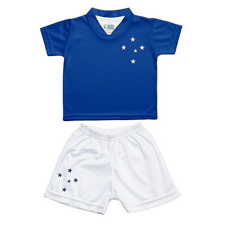 Conjunto Uniforme Infantil Cruzeiro Dry Oficial - Torcida Baby