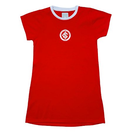 Vestido Infantil Internacional Tubinho Vermelho Oficial