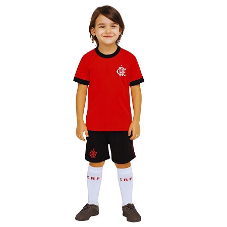 Conjunto Infantil Flamengo Uniforme Artilheiro Oficial