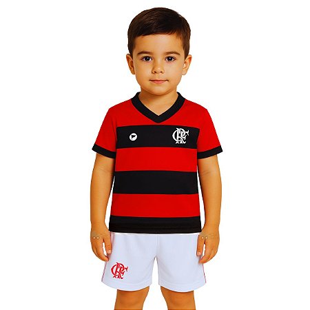Conjunto Flamengo Uniforme Infantil - Torcida Baby