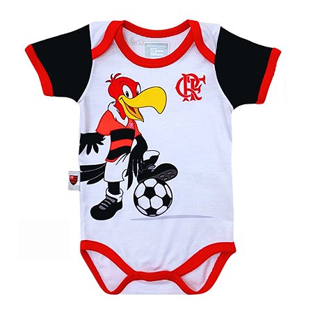 Body Bebê Flamengo Mascote Baby Oficial