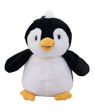 Pelúcia Pinguim Em Pé 18cm Fofo e Encantador
