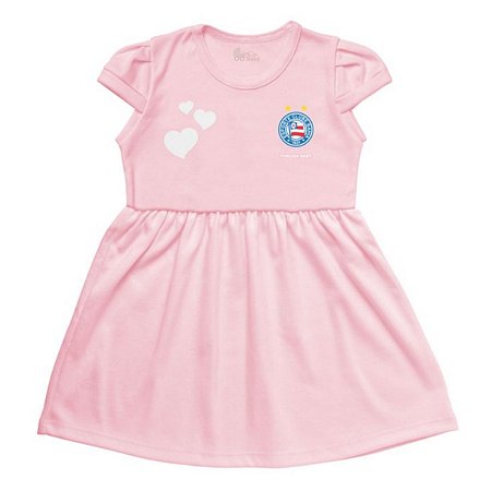 Vestido Infantil Bahia Canelado Rosa Torcida Baby