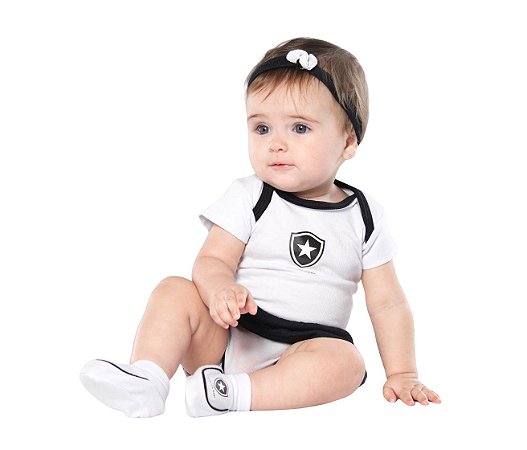 Kit Bebê Botafogo 3 Peças Menina - Torcida Baby