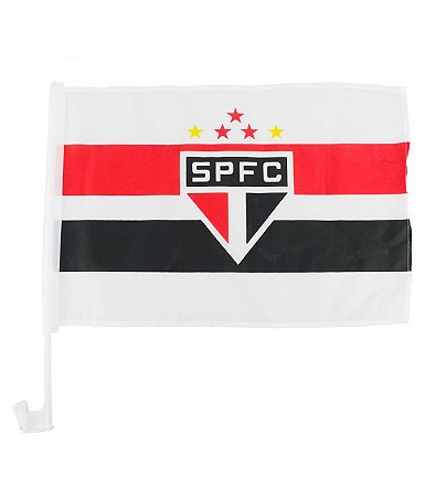 Bandeirinha São Paulo Para Vidro do Carro Com Haste Plástico