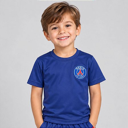 Camiseta Infantil PSG Paris Saint-germain Azul