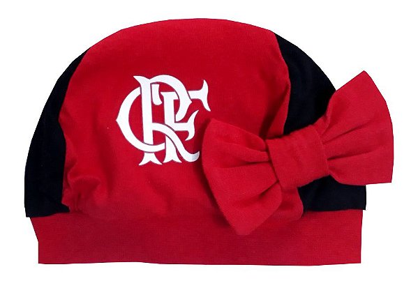 Gorro Bebê Flamengo Lacinho Oficial