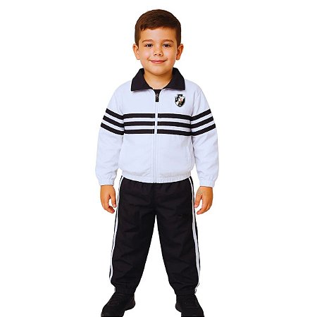 Conjunto Agasalho Vasco Infantil Microfibra Oficial