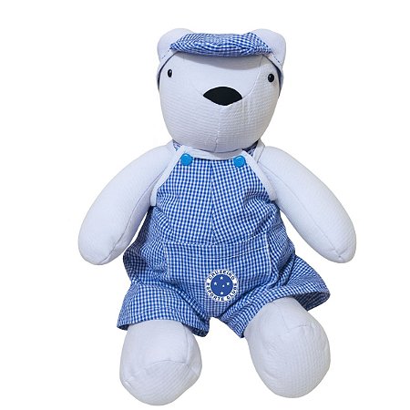 Ursinho de Pelúcia Torcedor Cruzeiro Oficial 33 Cm