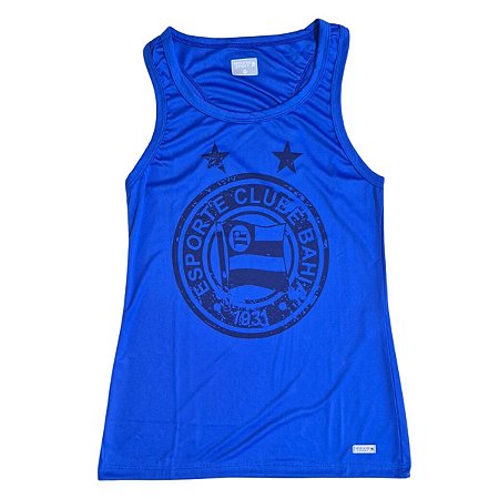 Camisa Bahia Regata Azul Escudo Adulto Oficial