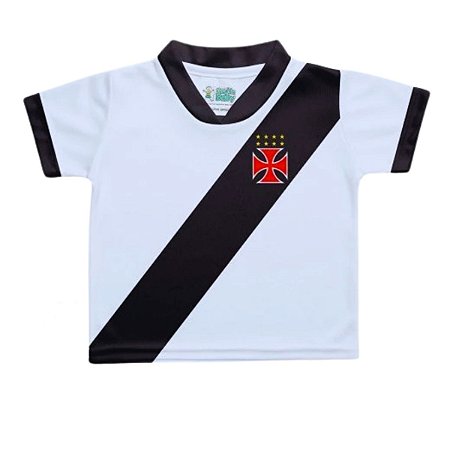 Camiseta Infantil Vasco Branca - Torcida Baby