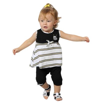 Conjunto Bebê Santos Bata e Legging - Cia Bebê