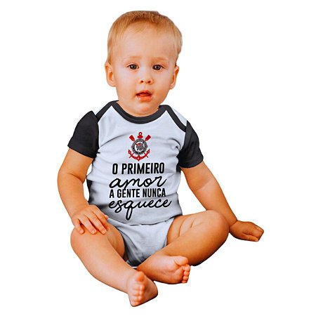 Body Bebê Corinthians O Primeiro Amor Oficial