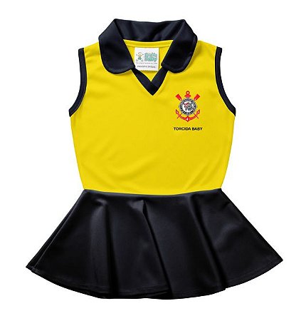vestido polo amarelo