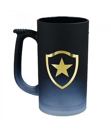 Caneca Chopp Degrade Botafogo 500ml Oficial