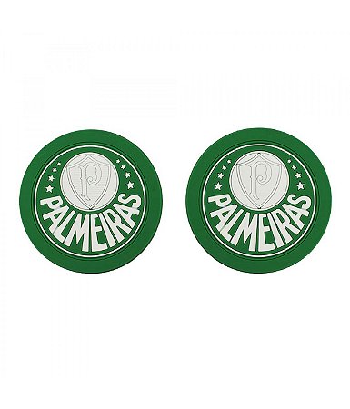 Jogo 2 UN Porta Copos Escudo Palmeiras Oficial