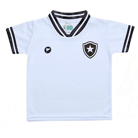 Camiseta Infantil Botafogo Branca - Torcida Baby