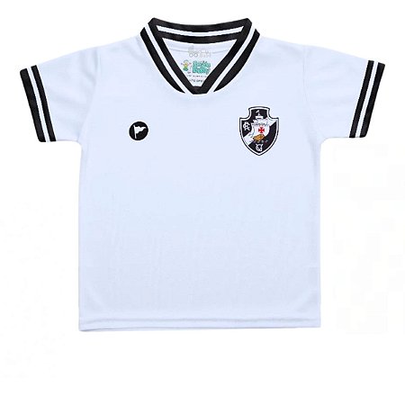 Camiseta Infantil Vasco Branca Oficial - Torcida Baby