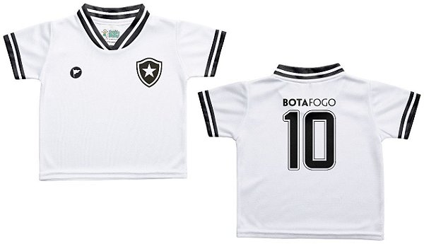 Camiseta Bebê Botafogo Branca - Torcida Baby