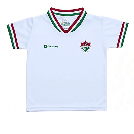 Camiseta Bebê Fluminense Branca - Torcida Baby