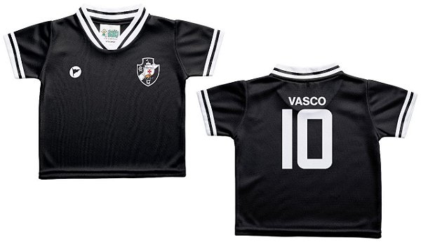 Camiseta Infantil Vasco Preta - Torcida Baby