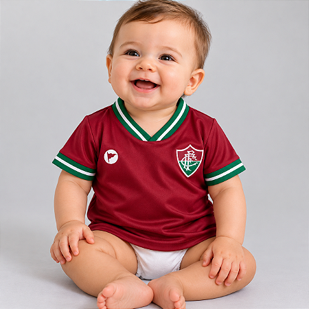 Camiseta Bebê Fluminense Grená - Torcida Baby