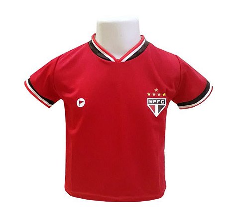 Camiseta Bebê São Paulo Vermelha - Torcida Baby